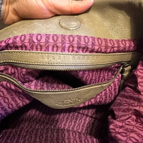 Light Grey Kelsi Dagger Leather Fringe Bag - Picture 11 of 16